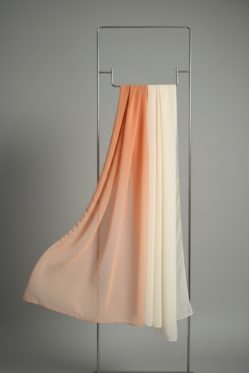 Honey Fade — HIBA Ombre Georgette Scarf