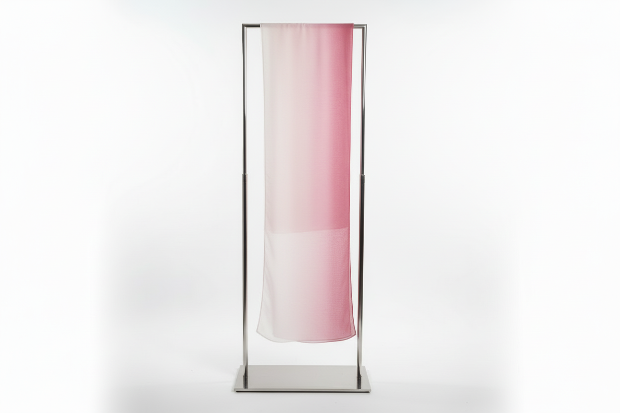 Mauve Horizon — HIBA Ombre Georgette Scarf