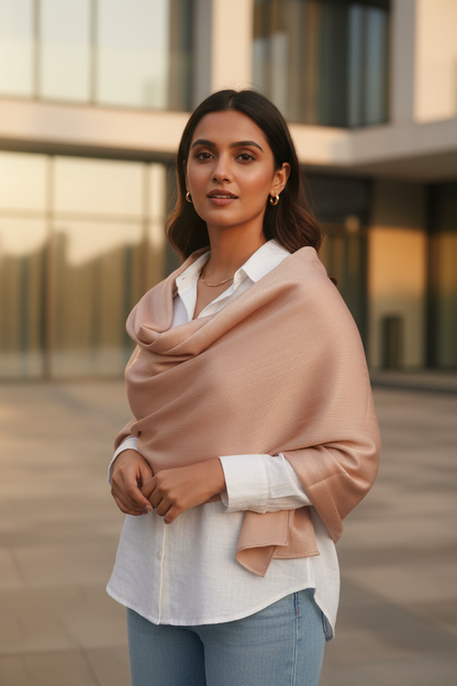 Nude Mist — Chiffon Scarf