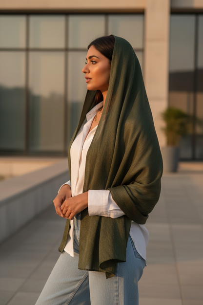 Forest Mist — Chiffon Scarf