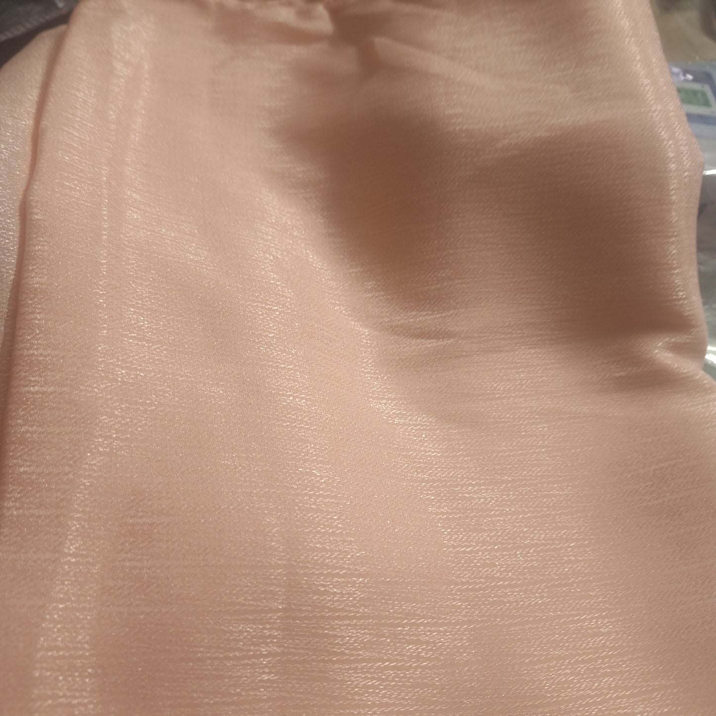 Peach Glow — Chiffon Scarf
