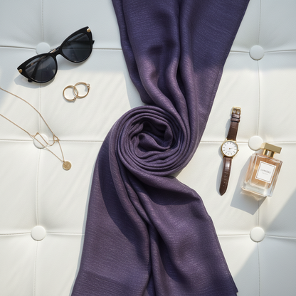 Plum Muse — Chiffon Scarf