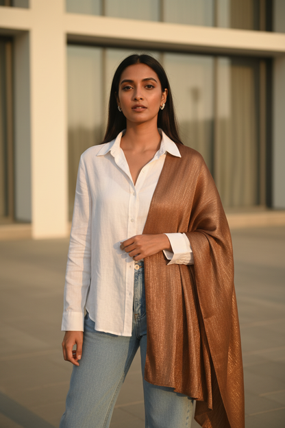 Copper Muse — Chiffon Scarf