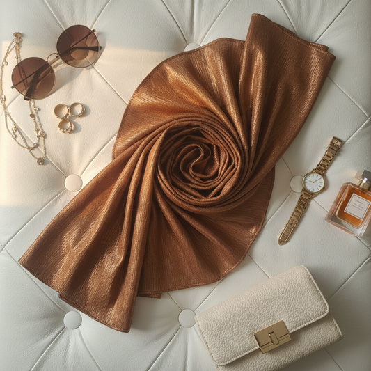 Copper Muse — Chiffon Scarf