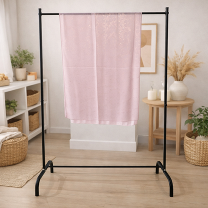 Pink Serenity — Chiffon Shimmer Print Scarf