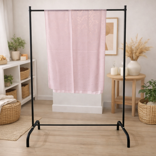 Pink Serenity — Chiffon Shimmer Print Scarf