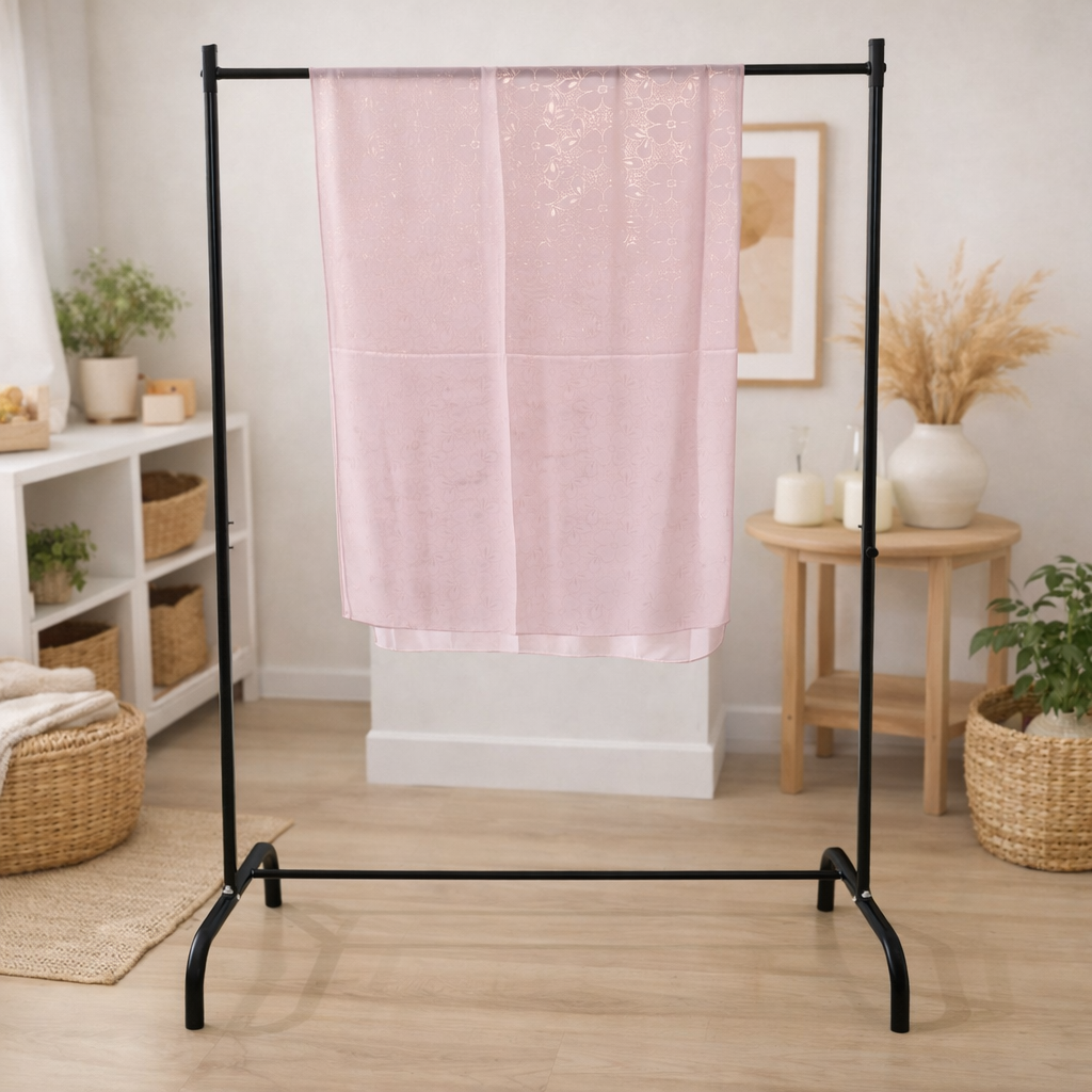 Mauve Serenity — Chiffon Shimmer Print Scarf