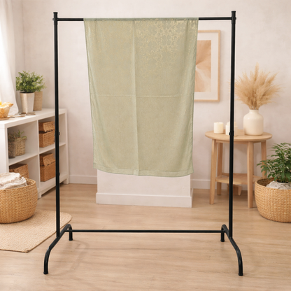 Sage Serenity — Chiffon Shimmer Print Scarf