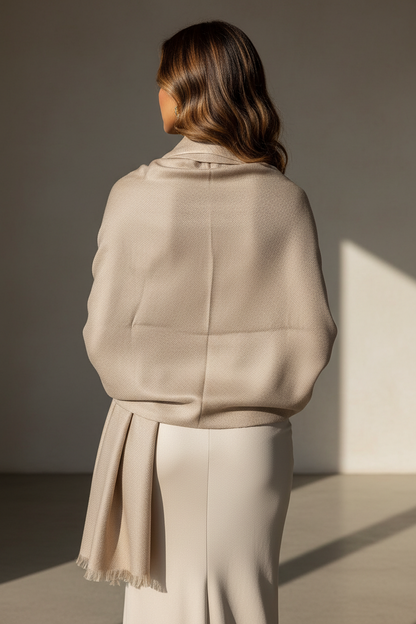 Sand Whisper — Modal Silk Soft Drape Stole