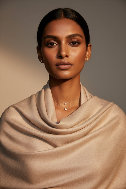 Sand Whisper — Modal Silk Soft Drape Stole