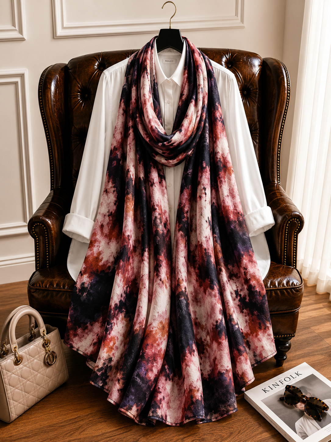 Mocha Noir - Modal Cotton Scarf