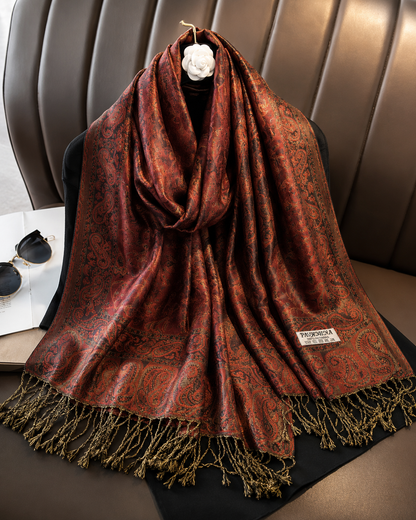 Crimson Heritage - Premium Pashmina Stole