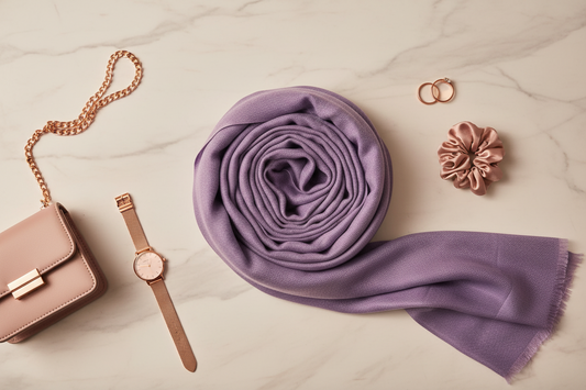 Lilac Whisper — Modal Silk Soft Drape Stole