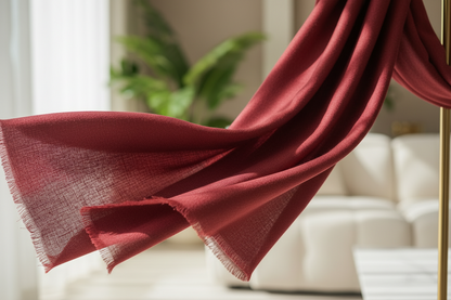 Velvet Wine— Modal Silk Soft Drape Stole