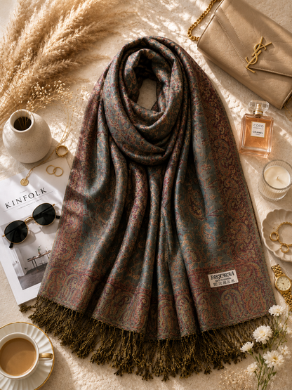 Moss Heritage - Premium Pashmina Stole