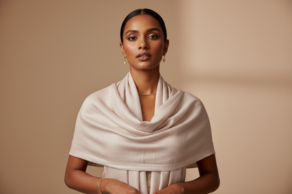 Blush Veil — Modal Silk Soft Drape Stole