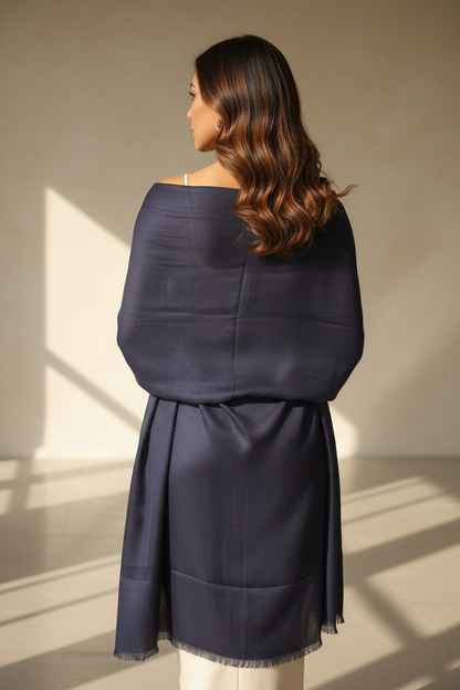 Midnight Muse —Modal Silk Soft Drape Stole
