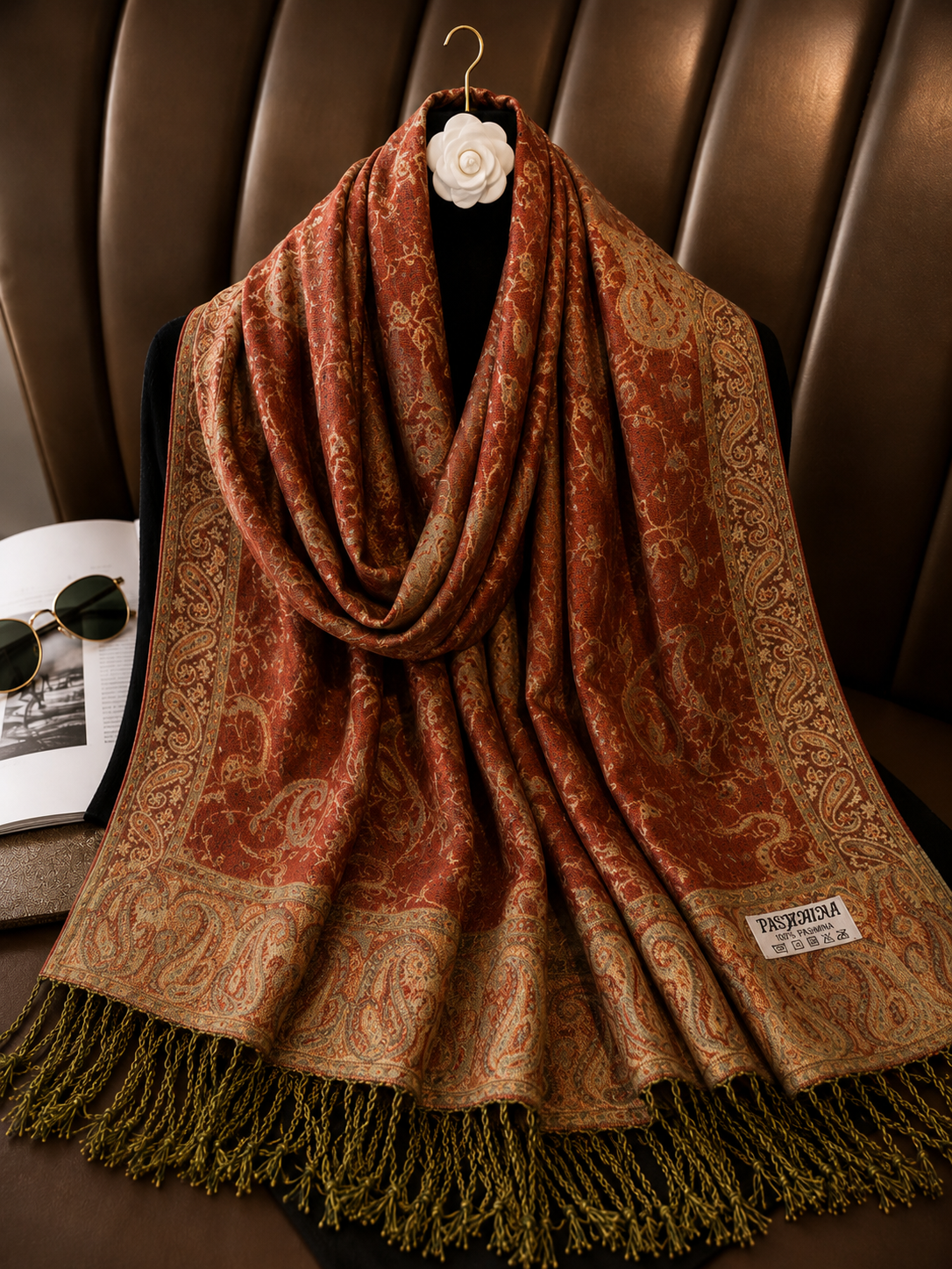 Cinnanom Heritage - Premium Pashmina Stole
