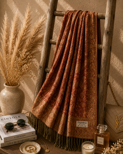 Cinnanom Heritage - Premium Pashmina Stole