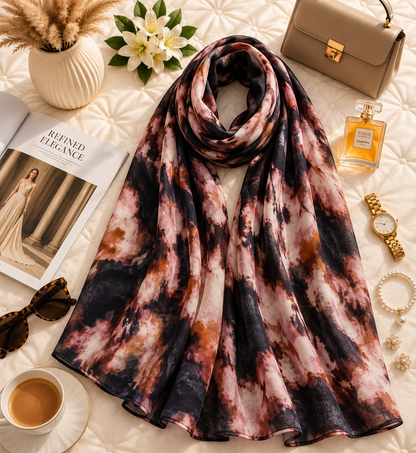 Mocha Noir - Modal Cotton Scarf