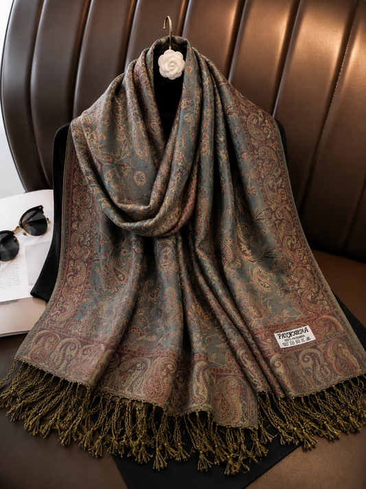 Moss Heritage - Premium Pashmina Stole