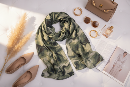 Sage Whisper - Modal Cotton Scarf