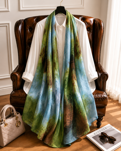 Olive Dawn - Modal Cotton Scarf