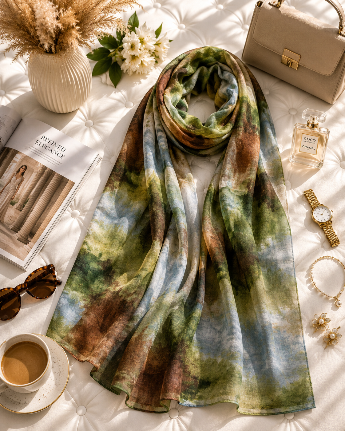 Forest Dawn - Modal Cotton Scarf