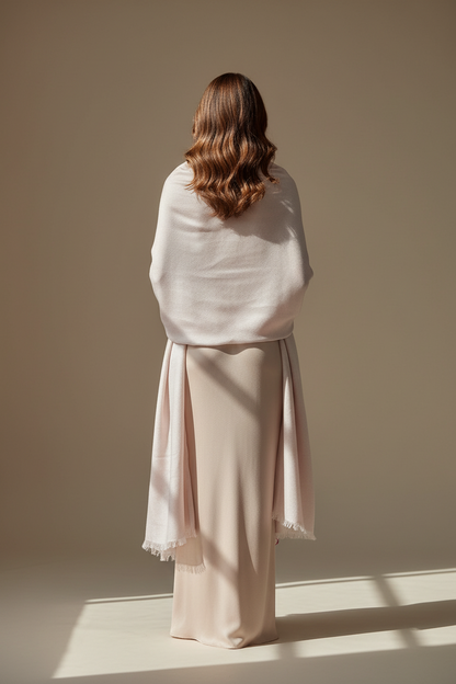 Blush Veil — Modal Silk Soft Drape Stole