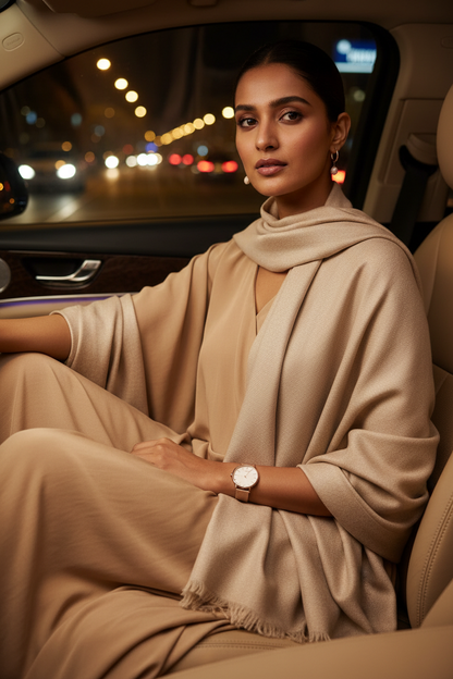 Sand Whisper — Modal Silk Soft Drape Stole