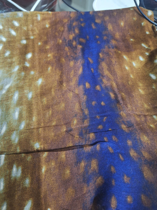 Cobalt Ember - Modal Cotton Scarf