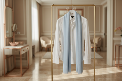 Blue Mist — Modal Silk Soft Drape Stole