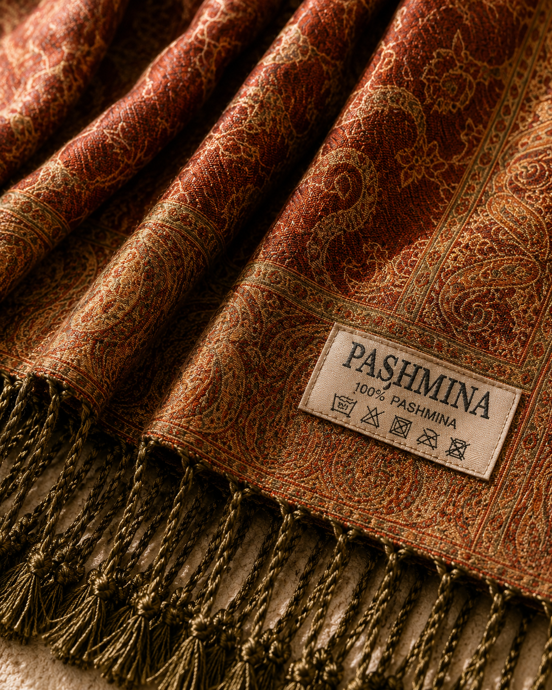 Cinnanom Heritage - Premium Pashmina Stole
