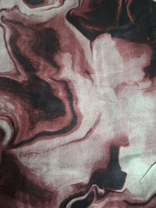 Rosewood Veil - Modal Printed Scarf