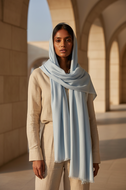 Blue Mist — Modal Silk Soft Drape Stole
