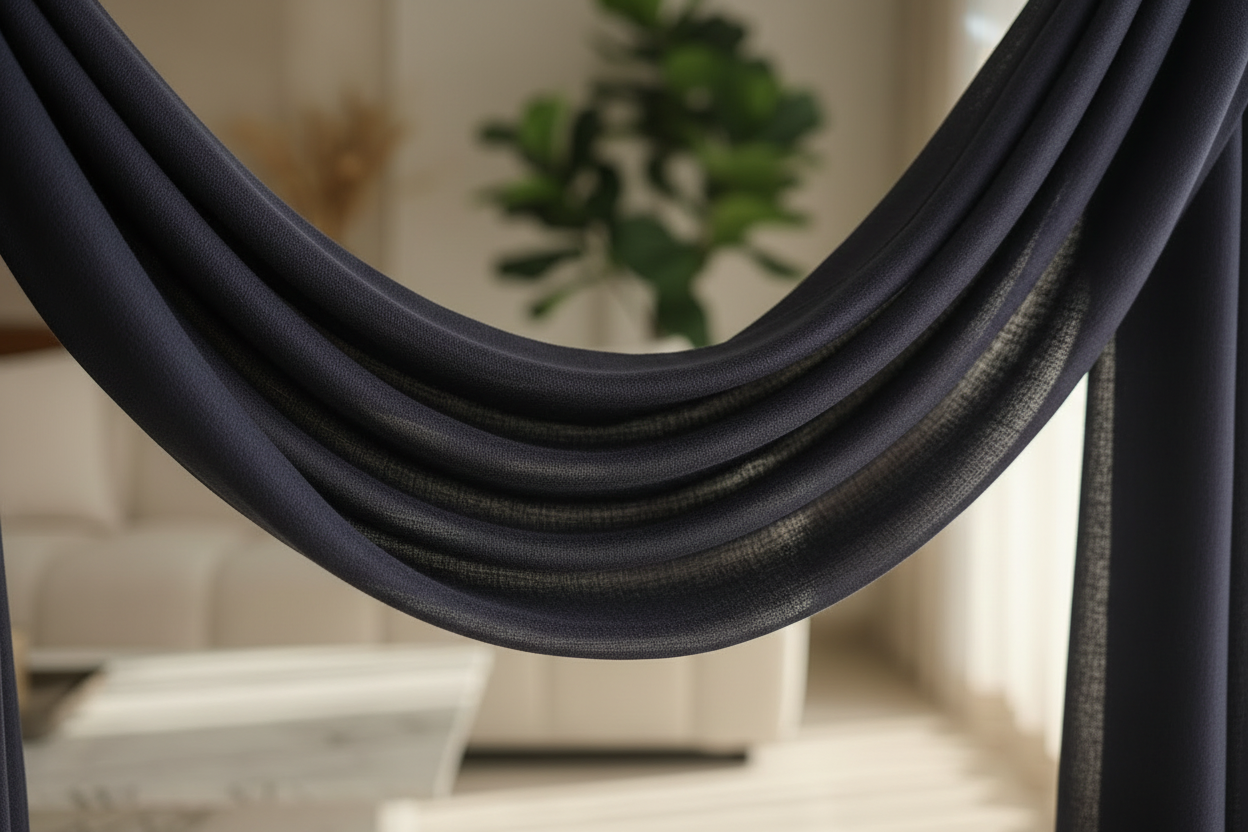 Midnight Muse —Modal Silk Soft Drape Stole